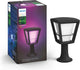 Lampe sur pied Philips Hue Econic - lumière blanche et colorée - noir - faible