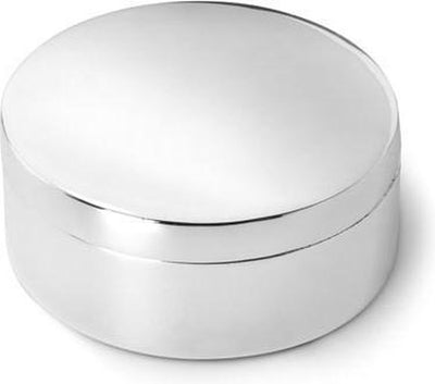 Zilverstad - boîte à dents lisse ronde 42mm couleur argent