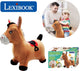 Poney sauteur gonflable Lexibook avec combinaison en peluche