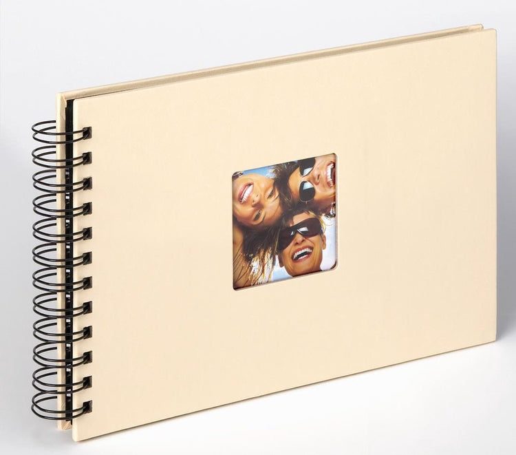 Walther sa-109-h fun - album à spirales - taille 23 x 17 cm - crème