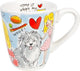 Blond Amsterdam Mok Amateur de chiens
