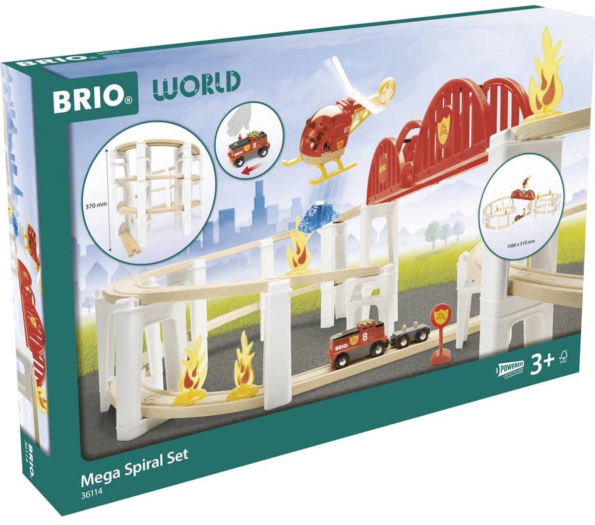 Brio 63611400 jeu de rails vallée de montagne