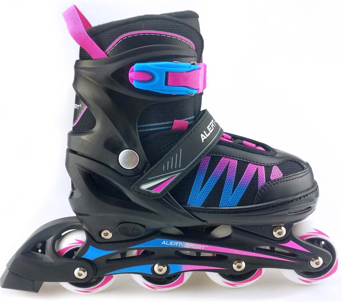 Patins à roues alignées Alert taille 31-34 rollers rose 1 paire