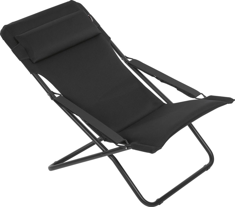 Lafuma transabed air confort - chaise longue - réglable - pliable - acier