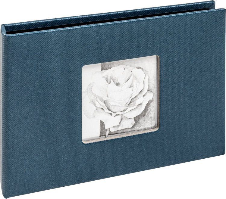 Walther ma-349-l - mini album - format 17 x 12 cm - 12 photos 10 x 15 cm - bleu