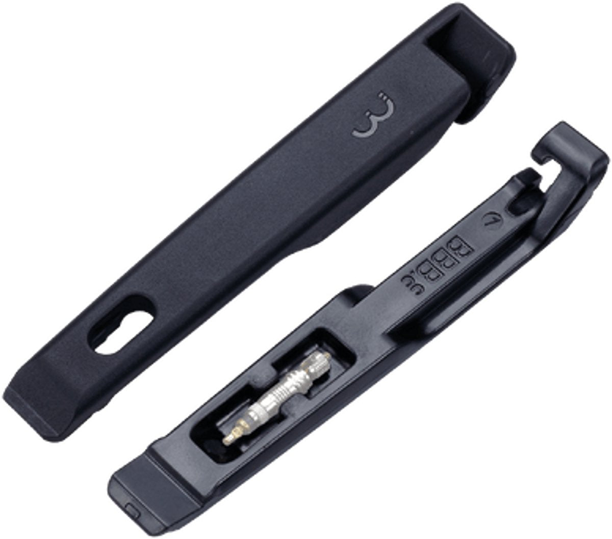 Bbb cycling smartlift démonte-pneus de vélo - adhérence supplémentaire robuste - 3 pièces - outils de vélo pour la route - btl-82