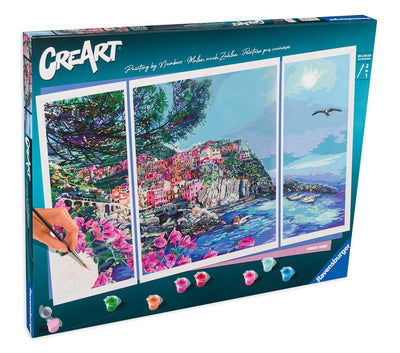 Ravensburger Creart peinture sur numéro Romantic Cinque Terre