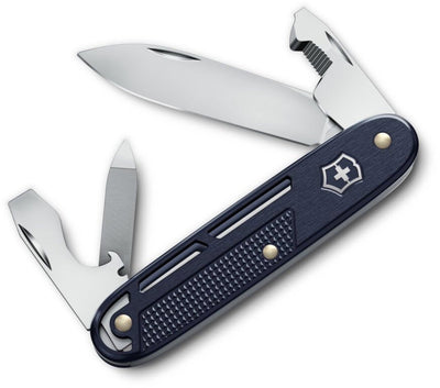 Couteau de poche Victorinox Synergy Alox - 9 fonctions - bleu foncé