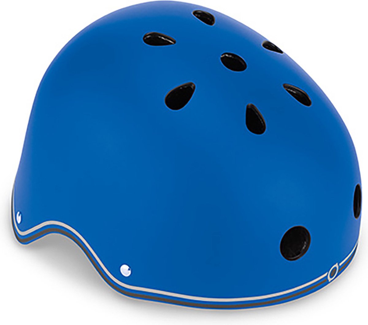 Casque Globber - casque primo xs s bleu marine - bleu - éclairage LED - casque abs avec mousse EPS - réglable - xs-s 48-53cm
