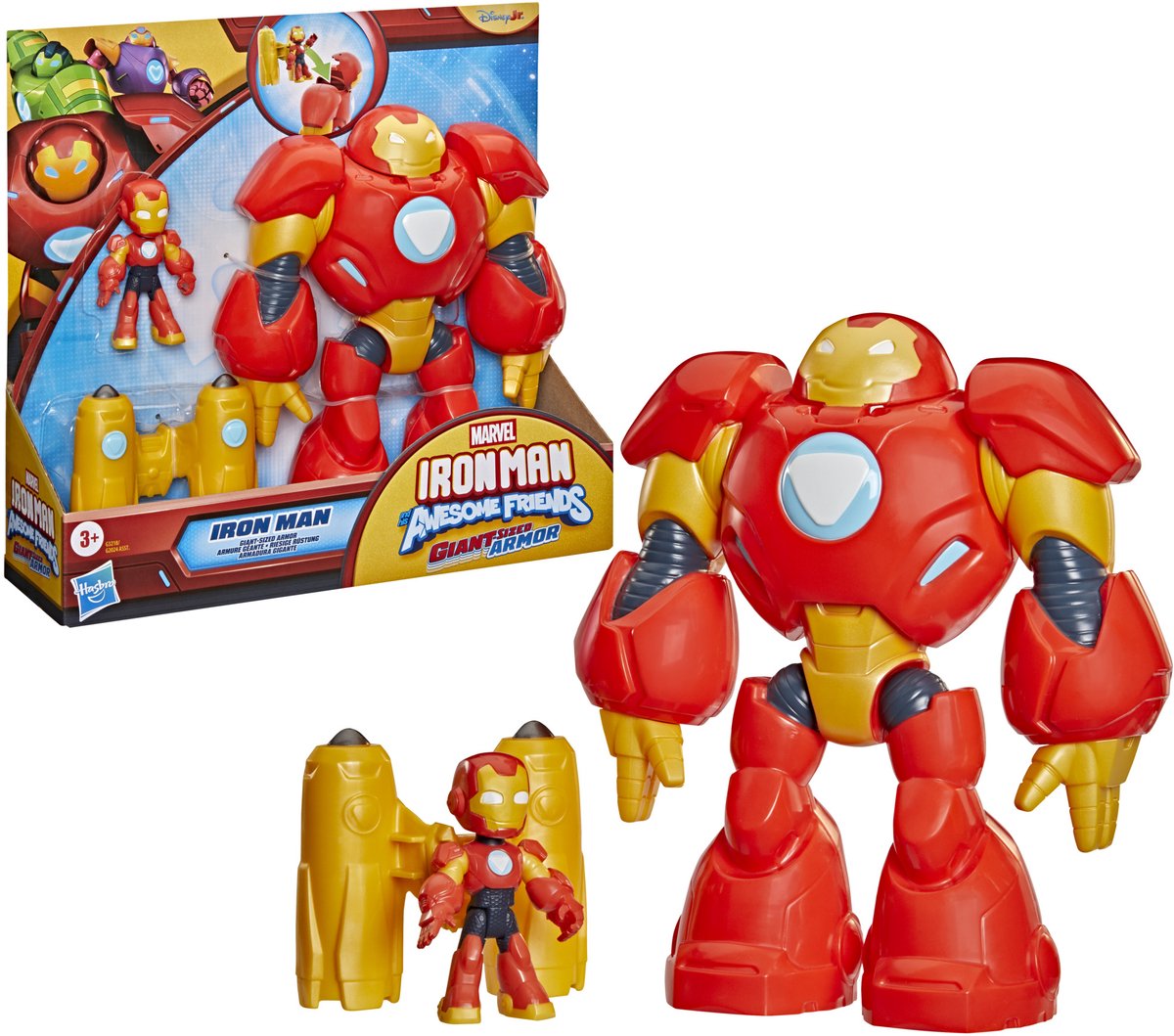 Hasbro Marvel's Iron Man et ses super amis - super grande armure - ensemble de jeu