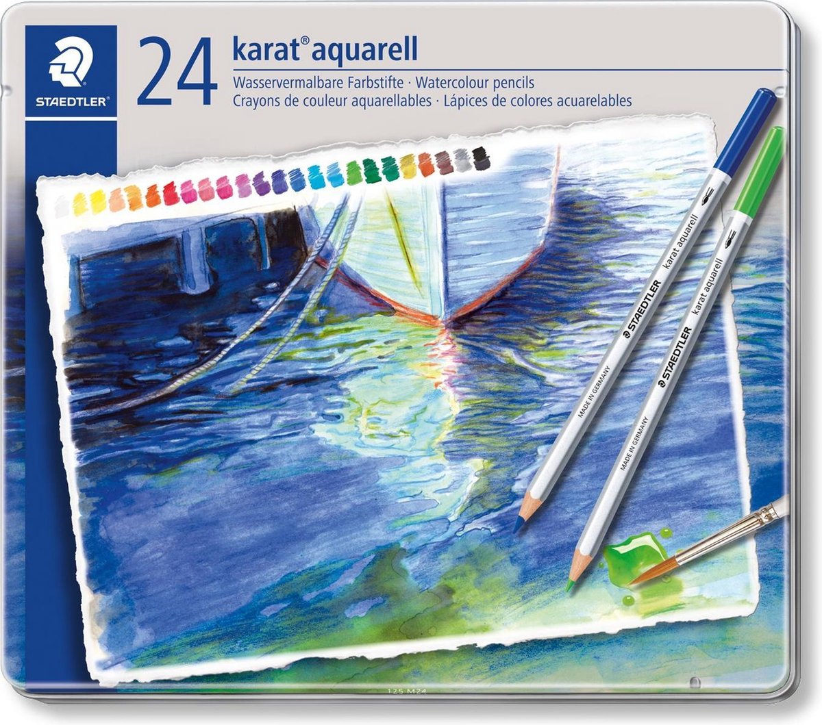 Staedtler crayons de couleur aquarelle Karat - set 24 pcs