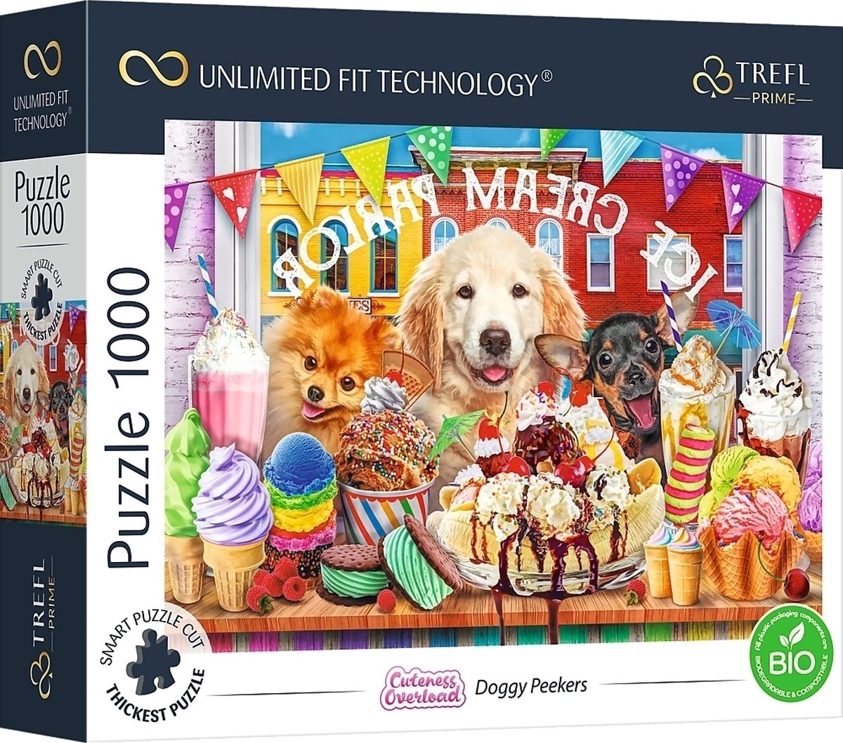 Puzzle Trefl Prime Chien furtif - 1000 pièces