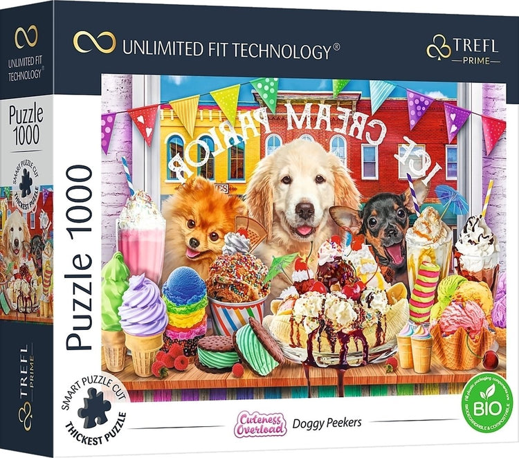 Puzzle Trefl Prime Chien furtif - 1000 pièces