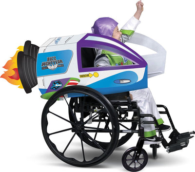 Déguisement Disney - Toy Story 4, housse adaptative pour fauteuil roulant Buzz l'Éclair, taille unique, garçons