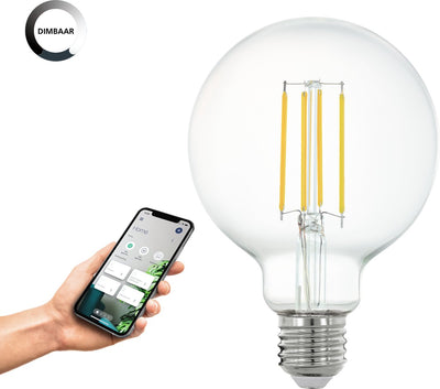 Lampe LED intelligente Eglo connect.z - e27 - ø 9,5 cm - 2700k - dimmable - zigbee