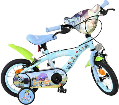 Vélo pour enfants Bluey 12 pouces - bleu clair - deux freins à main