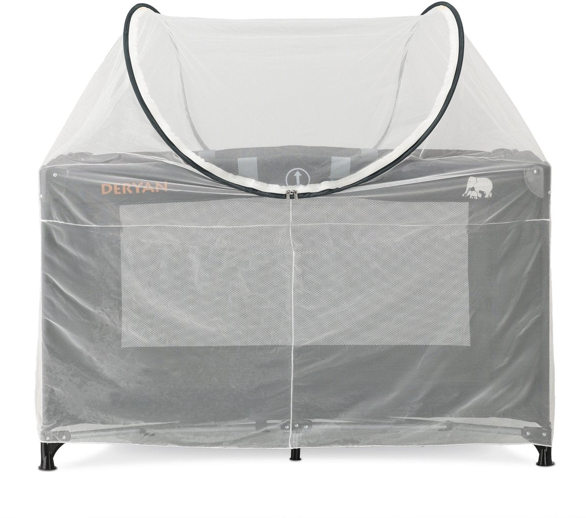 Moustiquaire de luxe Deryan pour lit de camping - moustiquaire pour berceau - moustiquaire bébé - universelle