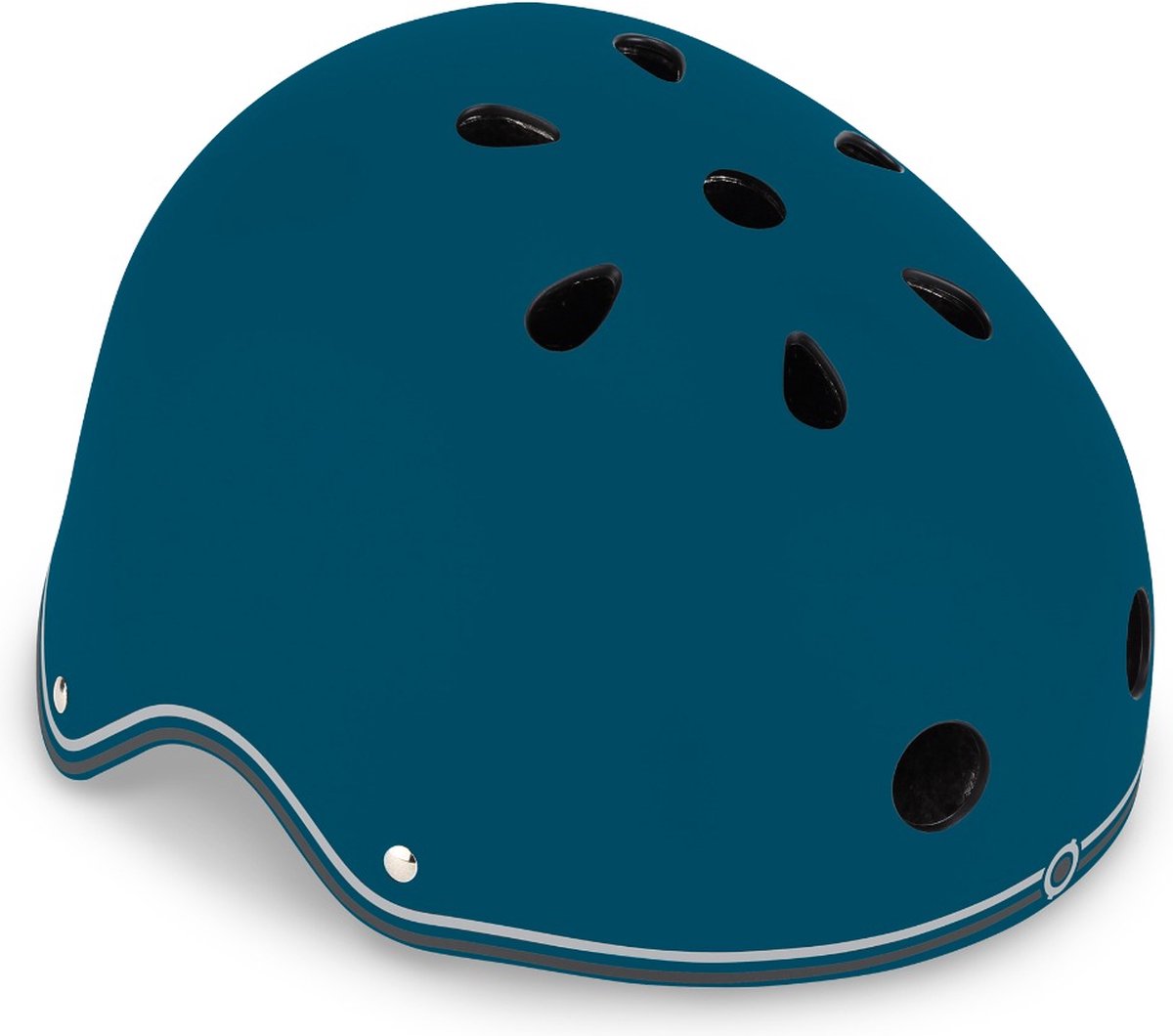 Casque Globber - casque primo xs s bleu pétrole - bleu - éclairage LED - casque abs avec mousse EPS - réglable - xs-s 48-53cm