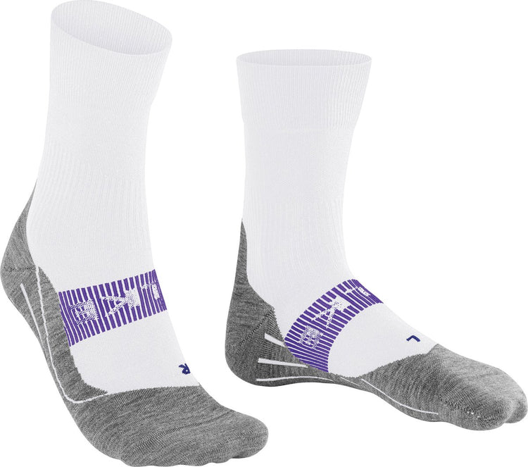Falke ru4 cool chaussettes de course en matériau fonctionnel anti-ampoules femme blanc - taille 39-40