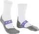 Falke ru4 cool chaussettes de course en matériau fonctionnel anti-ampoules femme blanc - taille 39-40