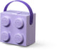 Lego - boîte à lunch brique 4 avec poignée - polypropylène - violet