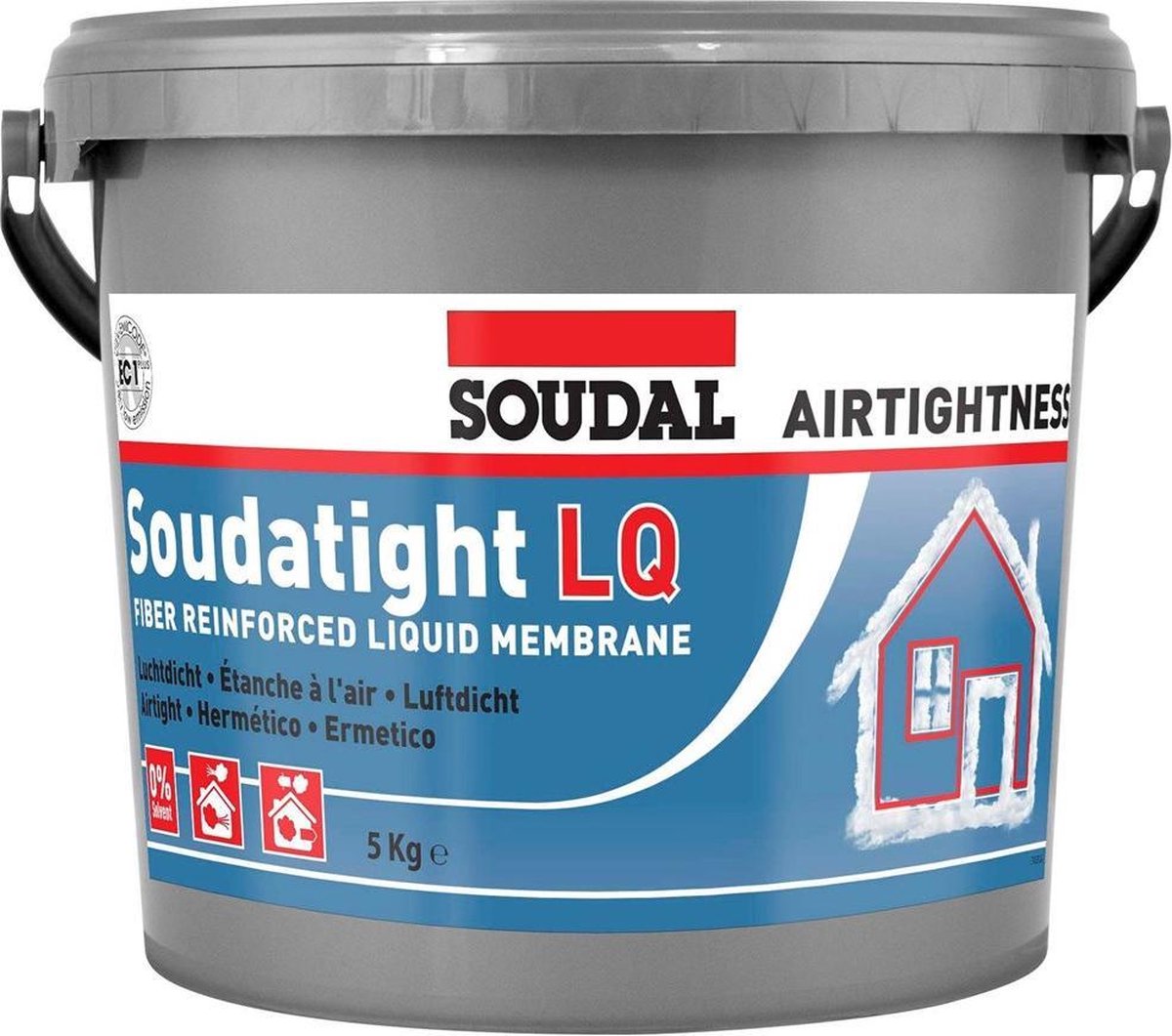 Soudal étanche au sud lq | pâte polymère | 4,5 kg | blanc - 145788