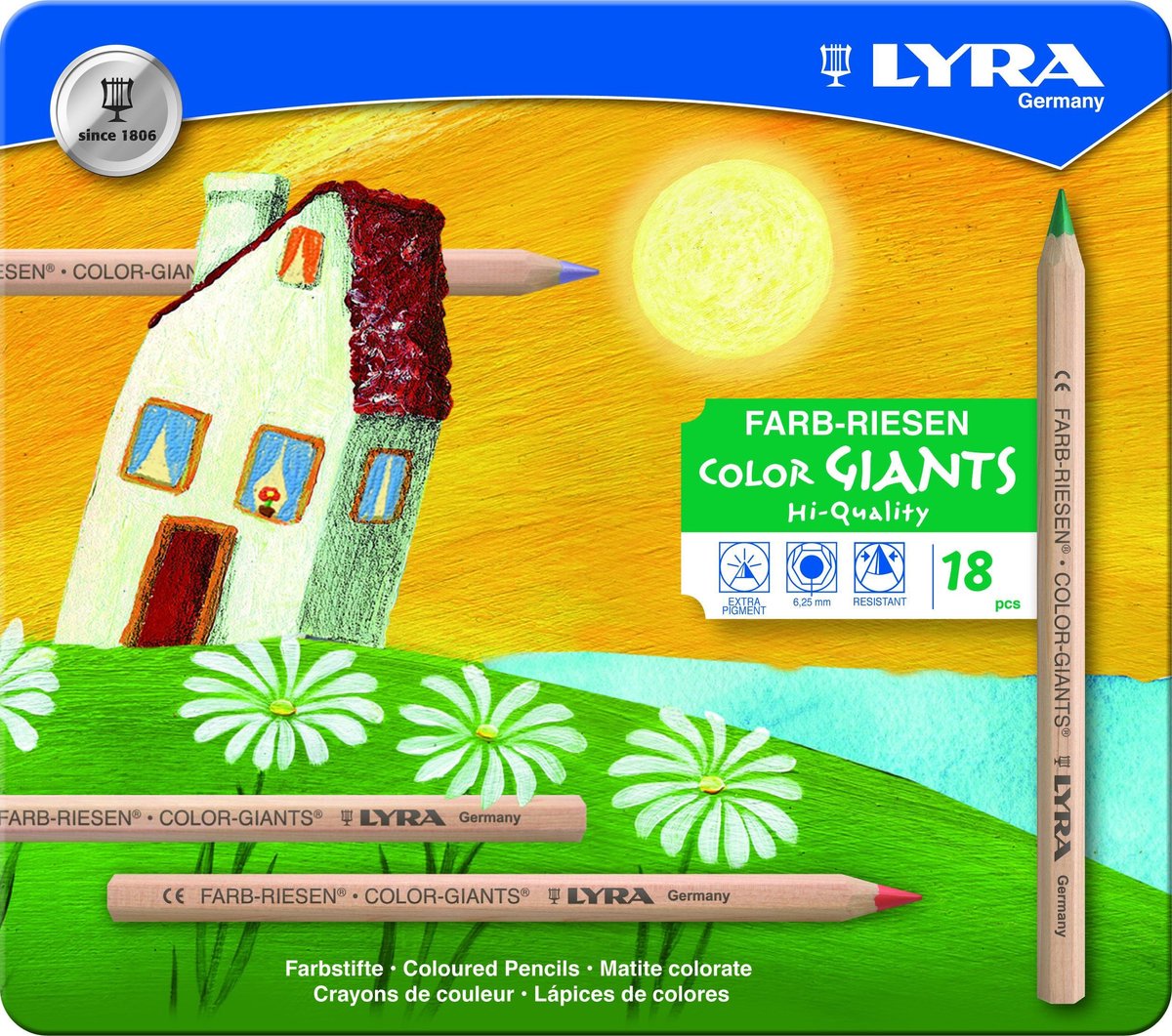 Crayons Lyra - 18 pièces
