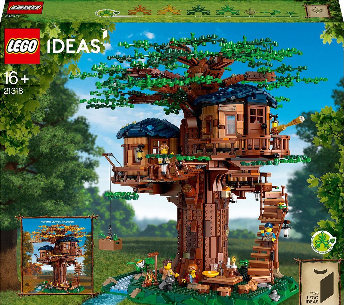 Lego ideas cabane dans les arbres cabane dans les arbres - collection botanique - 21318