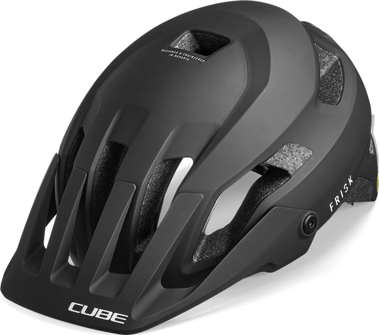 Casque de vélo Cube frisk - casque de trail - mips - 11 trous d'aération - réglable - eps in-mold - 52-57 cm - m - noir