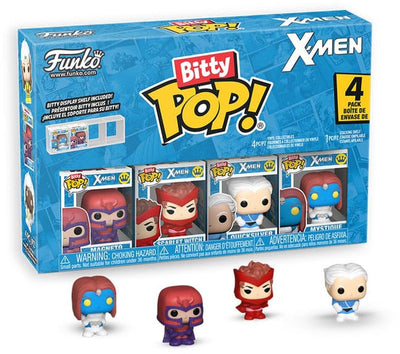 Funko X Men Bitty Pop! figurine en vinyle pack de 4 mini figurine magnéto 2,5 cm - 2 cm