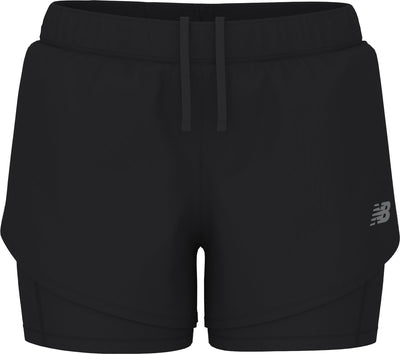 Pantalon de sport femme New Balance Sport 2-in-1 Shorts 3 - noir
