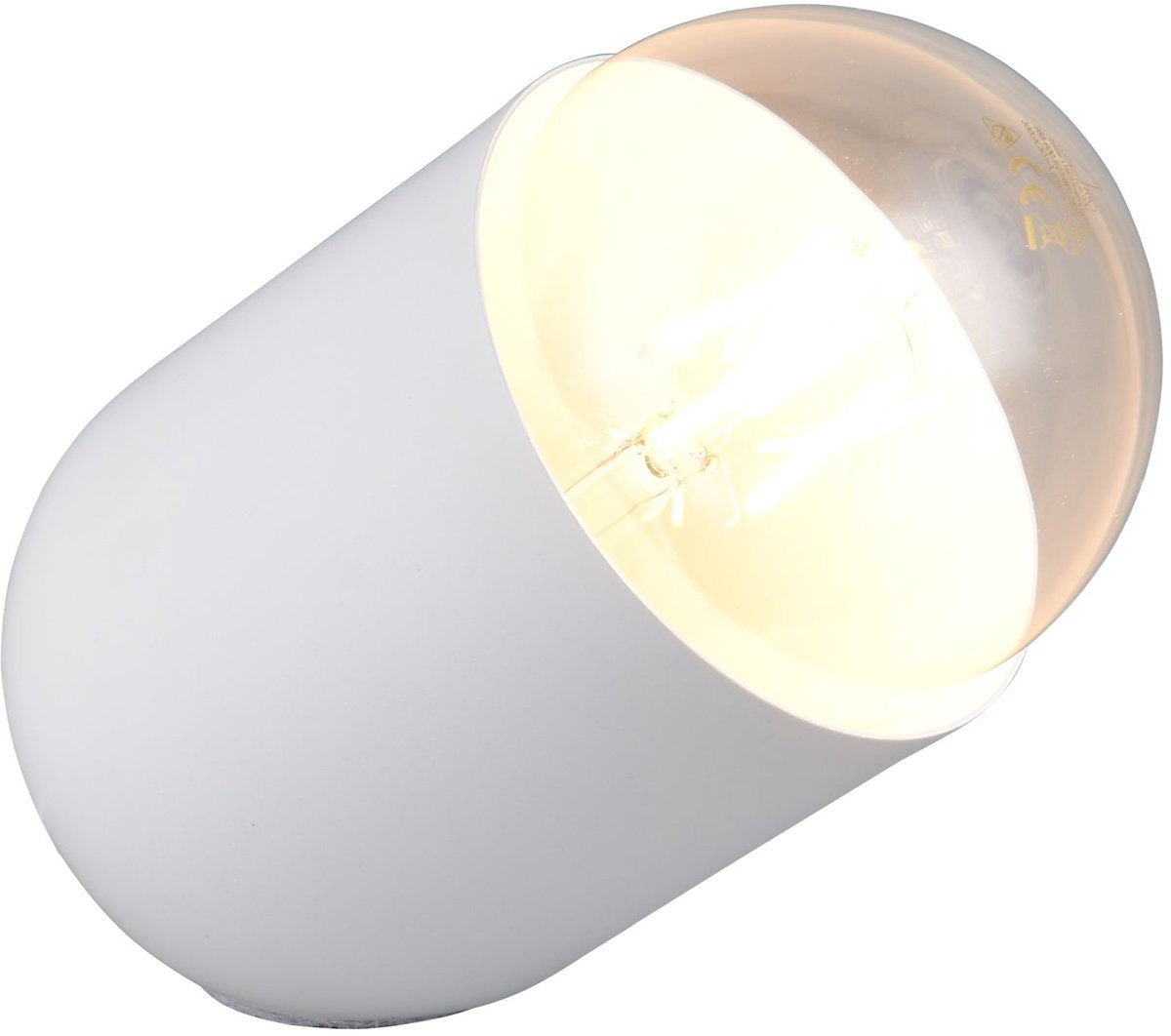 Rl live your light reality nara - lampe de table - blanc mat - excl. 1x e27 7 w - interrupteur à cordon