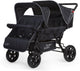 Childhome poussette deux par deux - 4 places - poussette incl. housse de pluie et pare-soleil - 120x85x103cm
