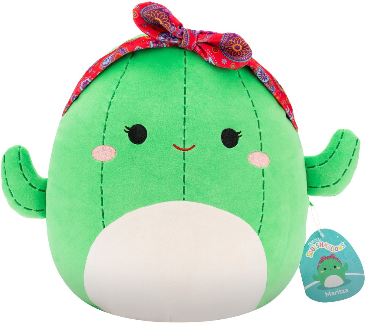 Peluche peluche Squishmallows - cactus vert Maritza, 30cm