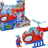 Hélicoptère Spidey jouet Hasbro avec figurine et accessoires.