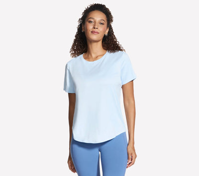Skechers godri swift tee t-shirt femme - bleu