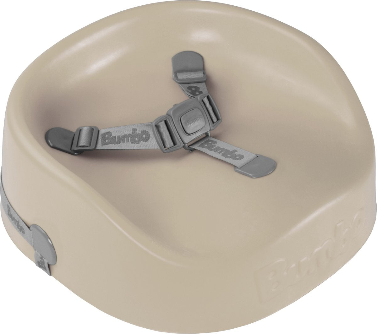 Siège rehausseur Bumbo - siège rehausseur - mousse souple - taupe - siège rehausseur - portable - tout-petit - rehausseur de chaise haute