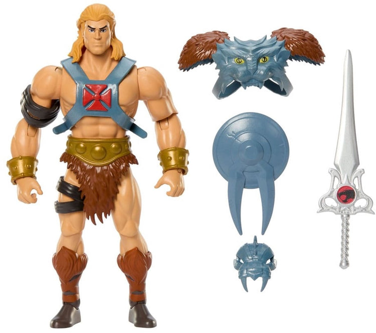Mattel figurine les maîtres de l'univers x Thundercats figurine articulée he-man 14 cm