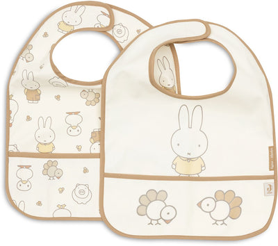 Bavoirs Jollein imperméables - 2 pièces - ferme familiale miffy