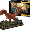 Puzzle en 3D de plaisir cube National Geographic Velociraptor