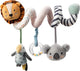 Nûby - jouet pour poussette aventures animales - chaîne de poussette en spirale pour bébé - 0+ mois