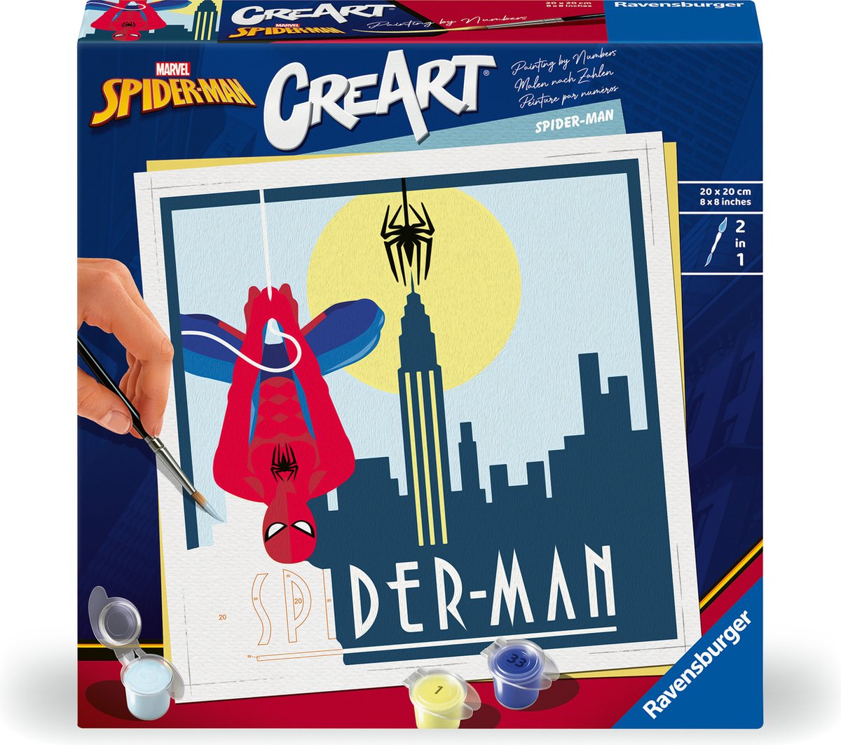 Ravensburger Creart peinture au numéro Marvel Spiderman