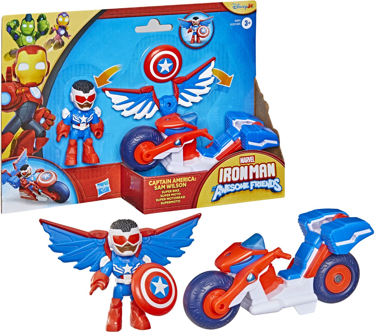 Marvel Captain America : Super moto Sam Wilson