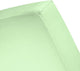 Damai - drap housse - jersey double - 80 90 x 200 210 220 100 x 200 cm - simple - vert clair