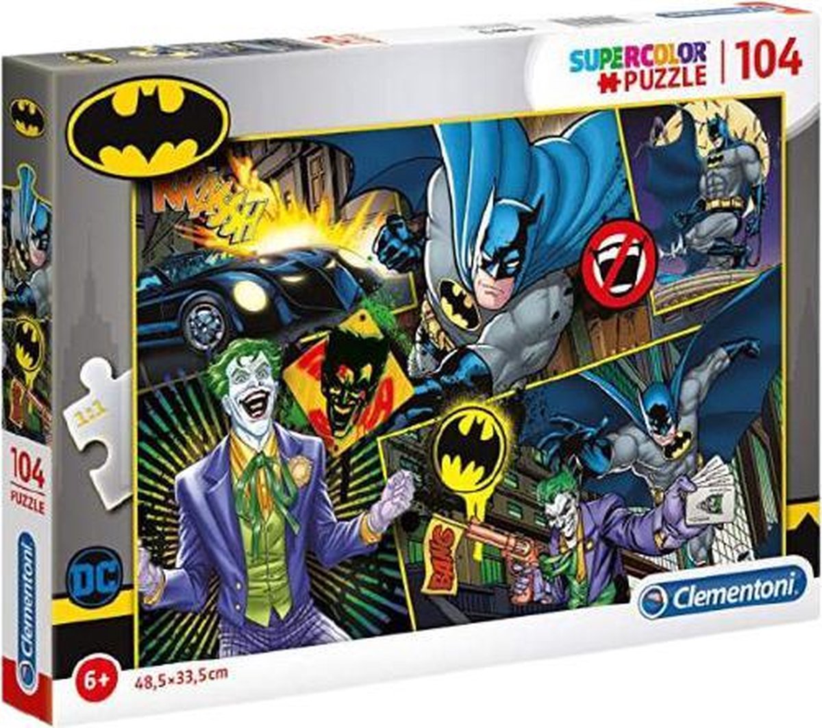 Clementoni - puzzle - 104 pièces - Batman - puzzle pour enfants