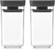 Conteneurs de conservation Brabantia savoureux+ - empilables - 2 x 0,15 l - gris foncé