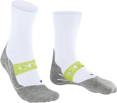 Falke ru4 cool chaussettes de course en matériau fonctionnel anti-ampoules hommes blanc - taille 46-48