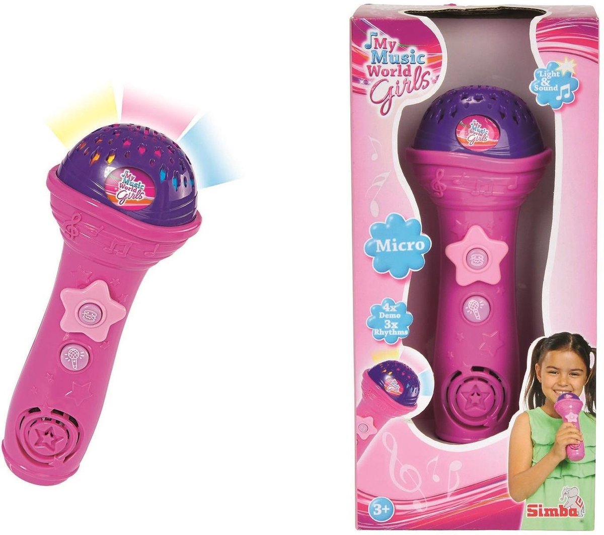 Simba mon microphone rose du monde de la musique