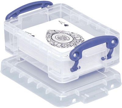 Porte-cartes de visite en boîte vraiment utile 0 | 2 litres | transparente
