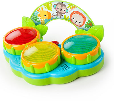 Bright Starts Baby Drums Safari Beats - - à partir de 3 mois